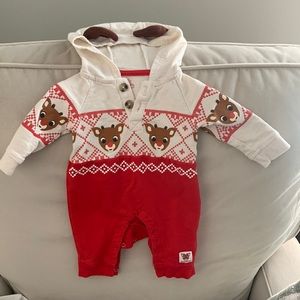 3 month baby Rudolph outfit